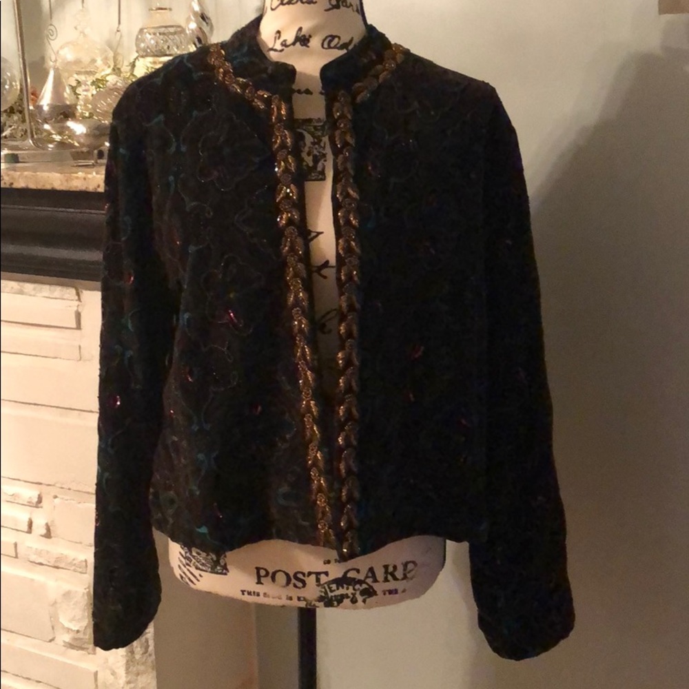 Velvet Beaded Jacket - Chico’s